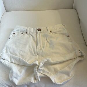 One Teaspoon White High Waist Bandit